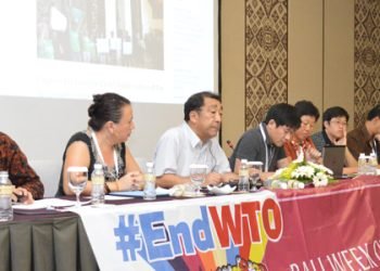 Respon terhadap  pernyataan Presiden SBY saat membuka KTM IX WTO.