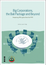 Big Corporations, the Bali Package and Beyond