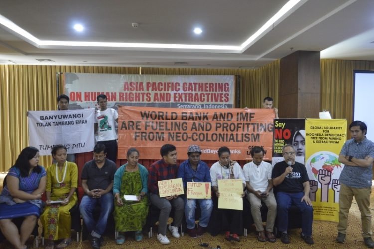 Konferensi pers Asia Pacific Gathering on Human Rights and Extractives 2018