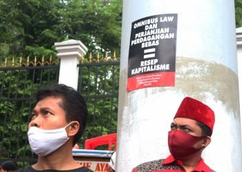 Aksi Tolak Omnibus Law, (16/07). Doc.IGJ