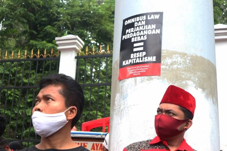 Aksi Tolak Omnibus Law, (16/07). Doc.IGJ