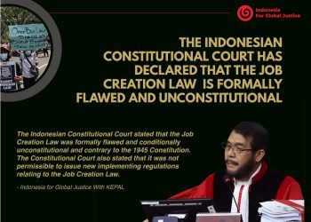 The Job Creation Law Is Conditionally Unconstitutional, The Struggle Must Continue